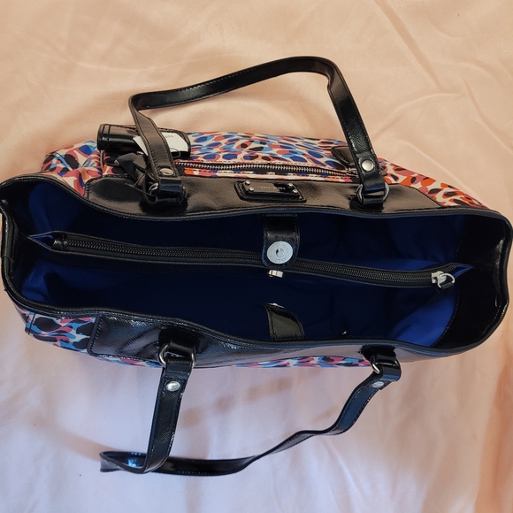 Nine West Black, Pink, & Blue Polka-Dot Tote Bag! 💙 - Picture 7 of 12